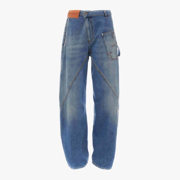 JW ANDERSON  ツイスト ワイドジーンズ[596-20071007]