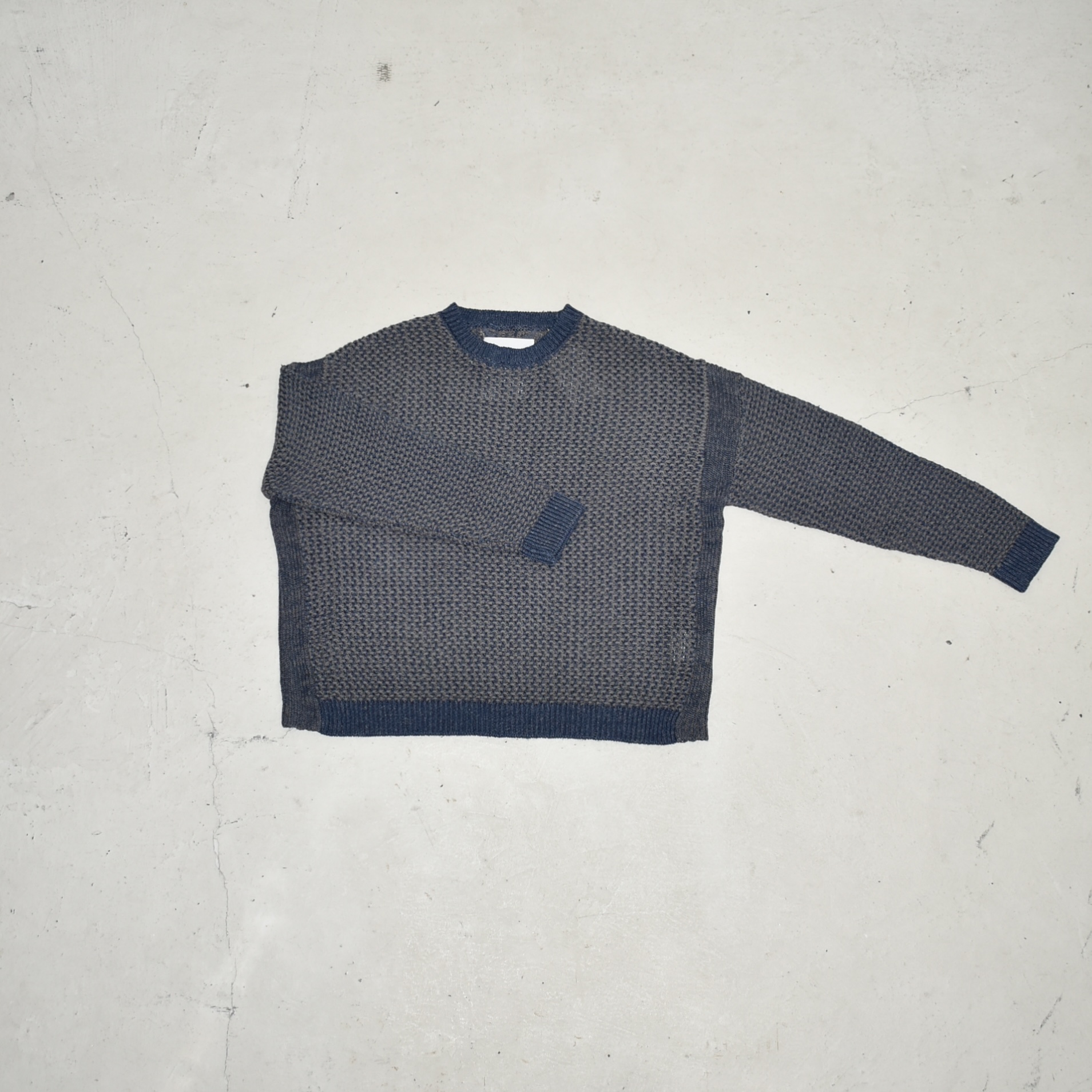 White Mountaineering COTTON LINEN KNIT PULLOVER [WM2471603]
