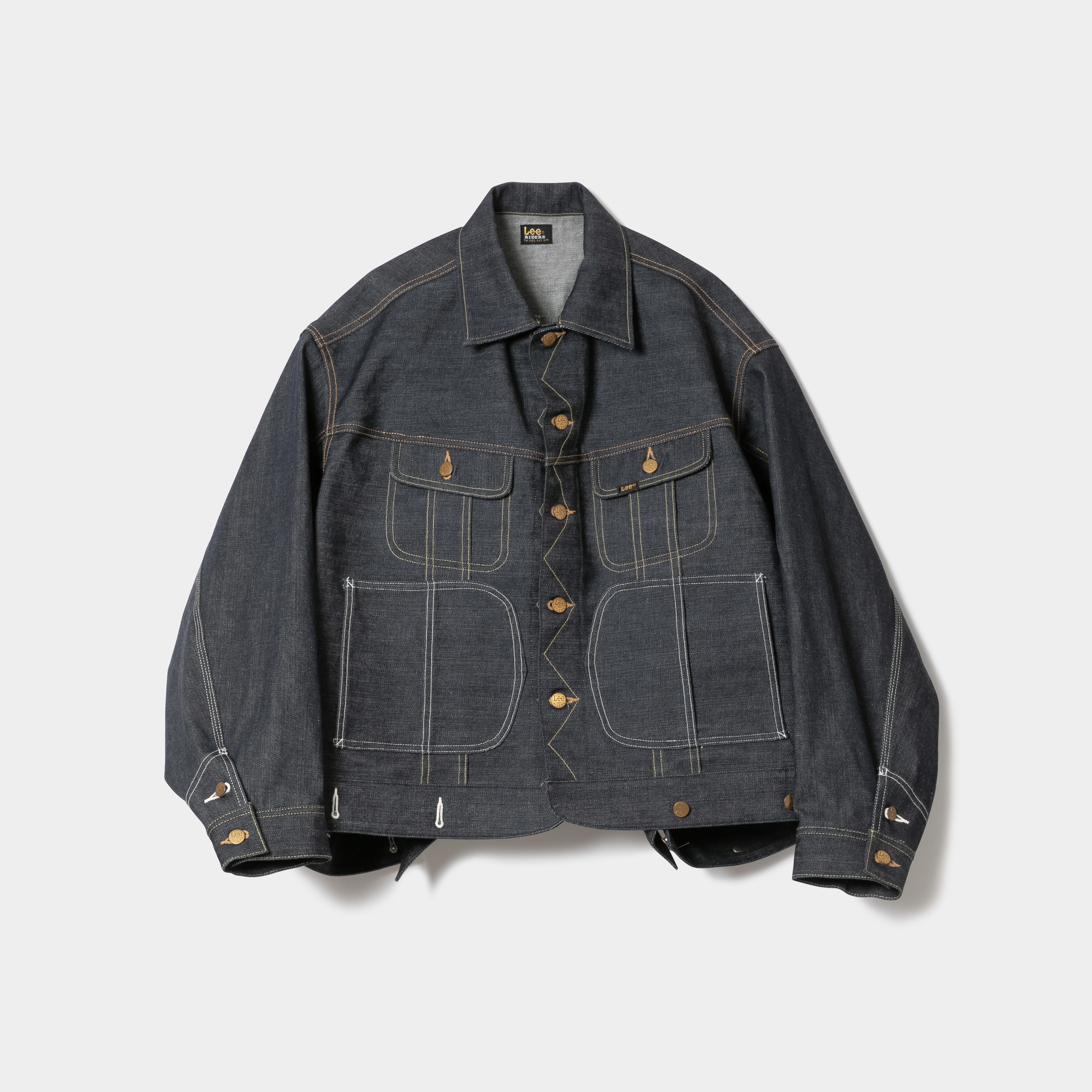 beautiful people Lee double-end denim riders/work blouson INDIGO[1425102049]