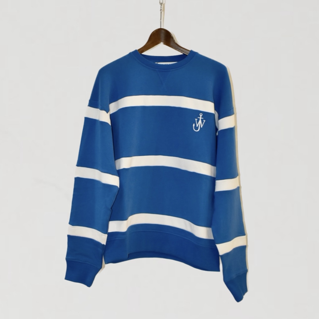 JW ANDERSON ストライプ スウェットシャツ[596-20039002]