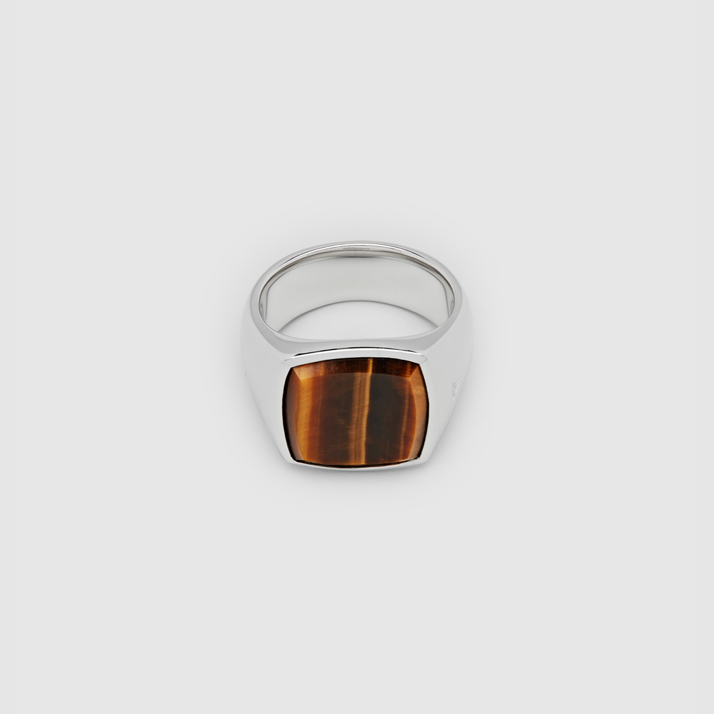 TOMWOOD RING Cushion Tiger Eye[R74HPTIE01]
