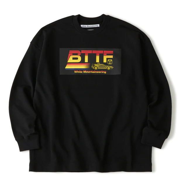White Mountaineering BTTF SWEAT SHIRT BLACK[WM2471524]