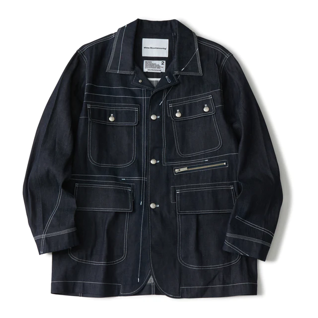 White Mountaineering DENIM COVERALL INDIGO[WM2471203]