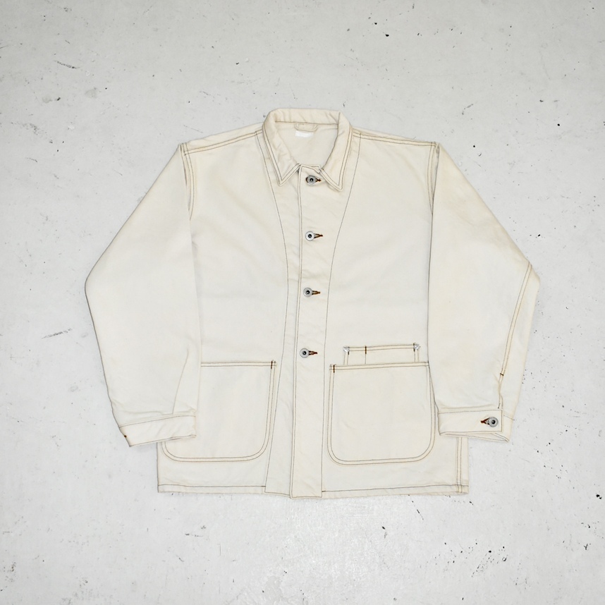 SEEALL P-41 JACKET WHITE DENIM[SAU43-CI782]