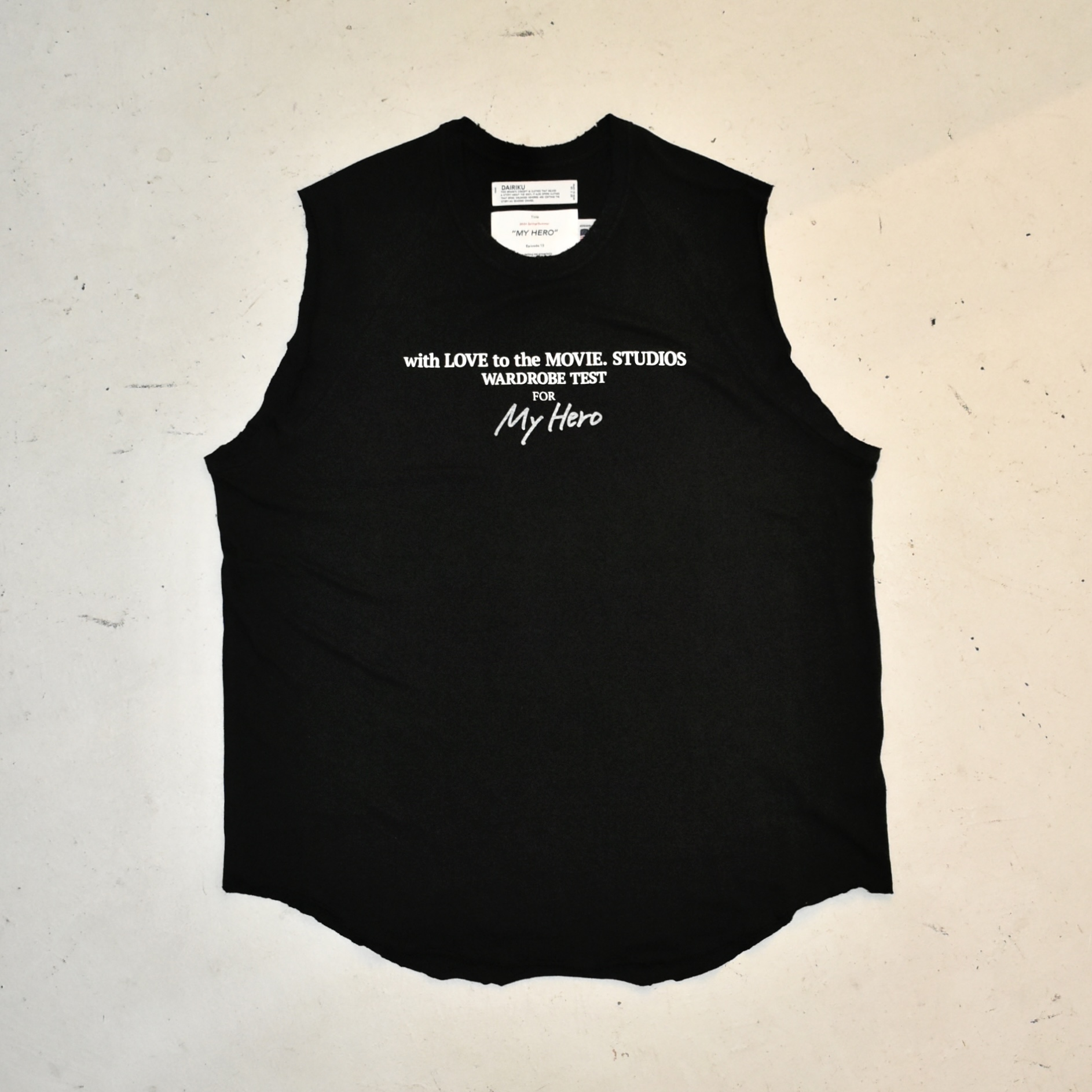 DAIRIKU "Tour" Big Nosleeve Tee BLACK[24SS C-9]