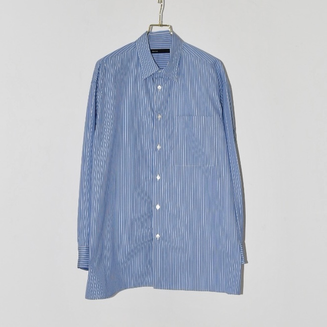 08sircus COTTON BOX L/S SHIRTS STRIPE[24SS-SH01]