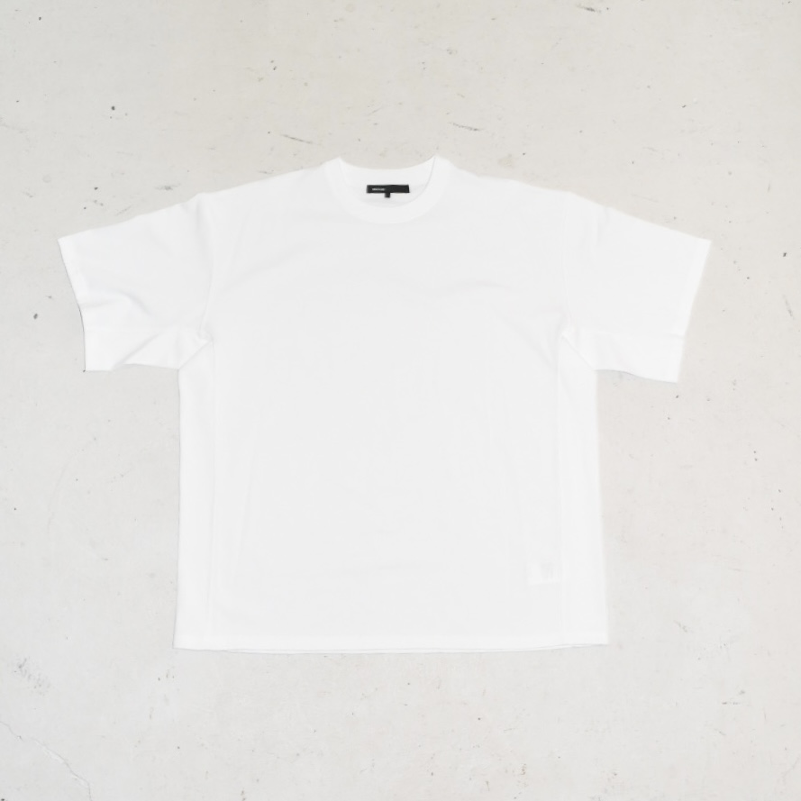 08sircus Rib switching over size tee WHITE[S24SS-CS07]