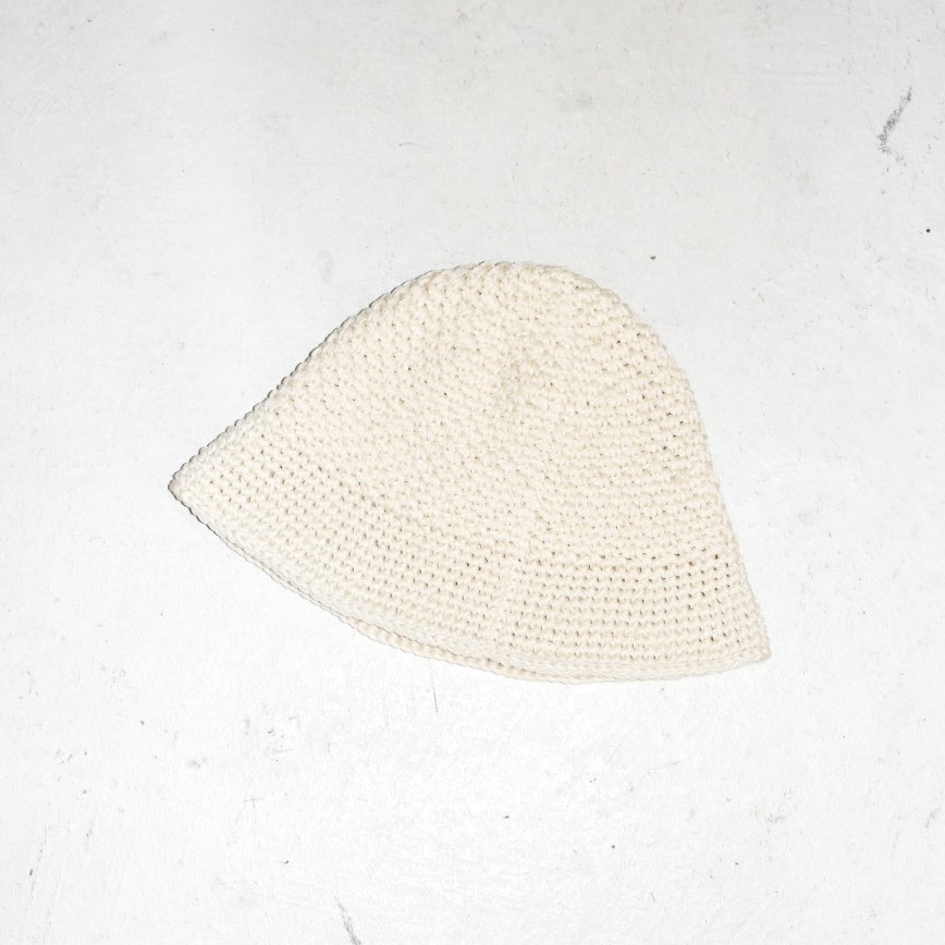 08sircus × kijima takayuki hand knitting sailor hat ECRU[24SS-AC01]