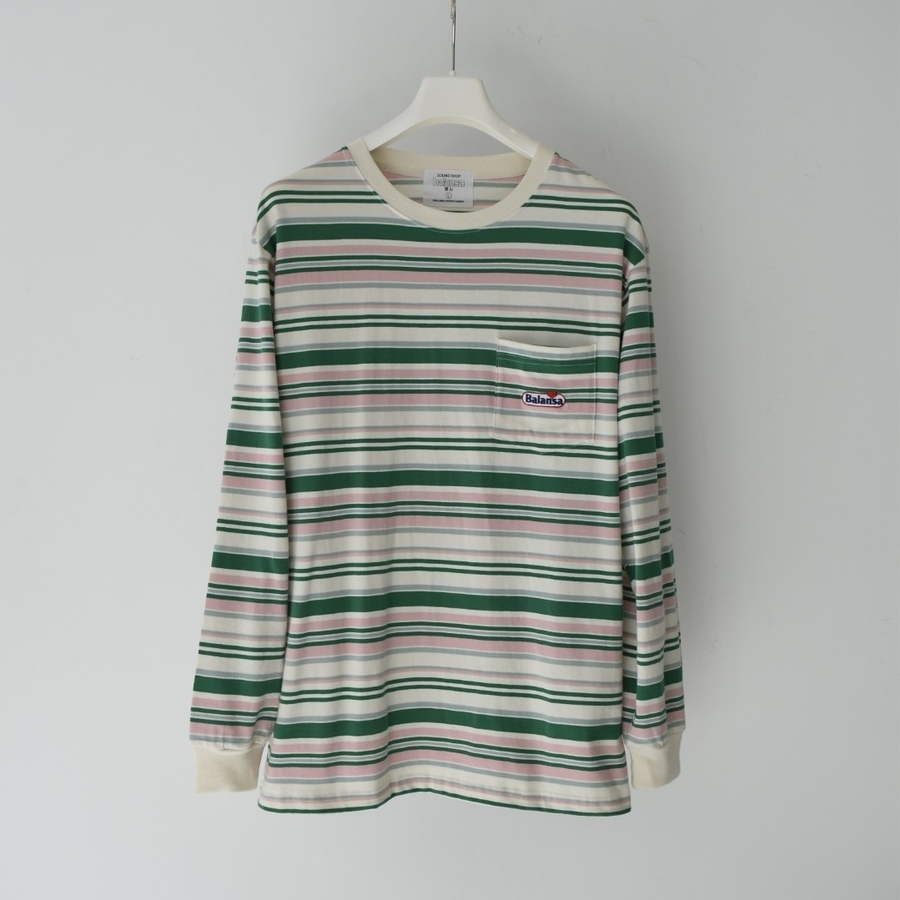 BALANSA HEART LOGO STRIPE L/S TEE