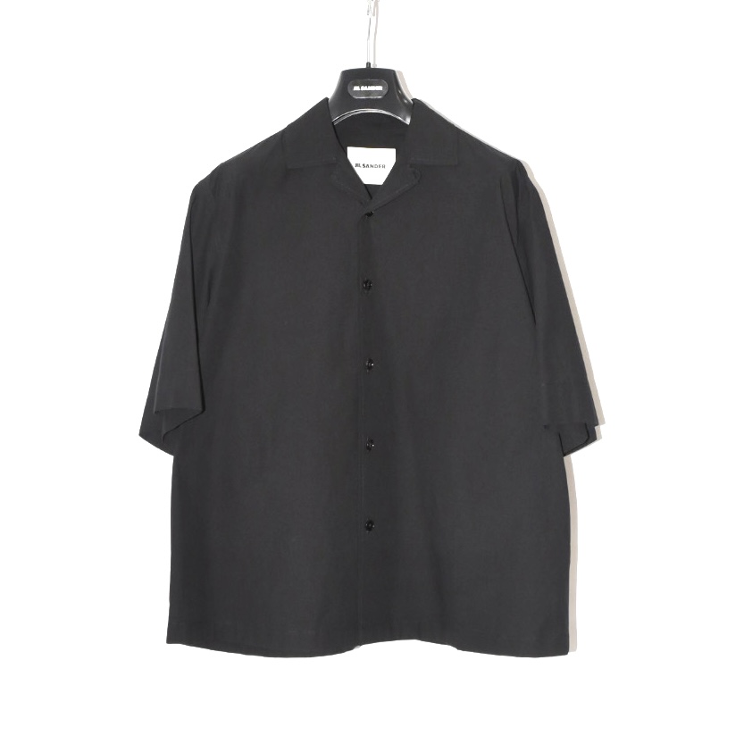 JILSANDER+ COTTON S/S OPEN COLLOR SHIRTS[J47DL0145]
