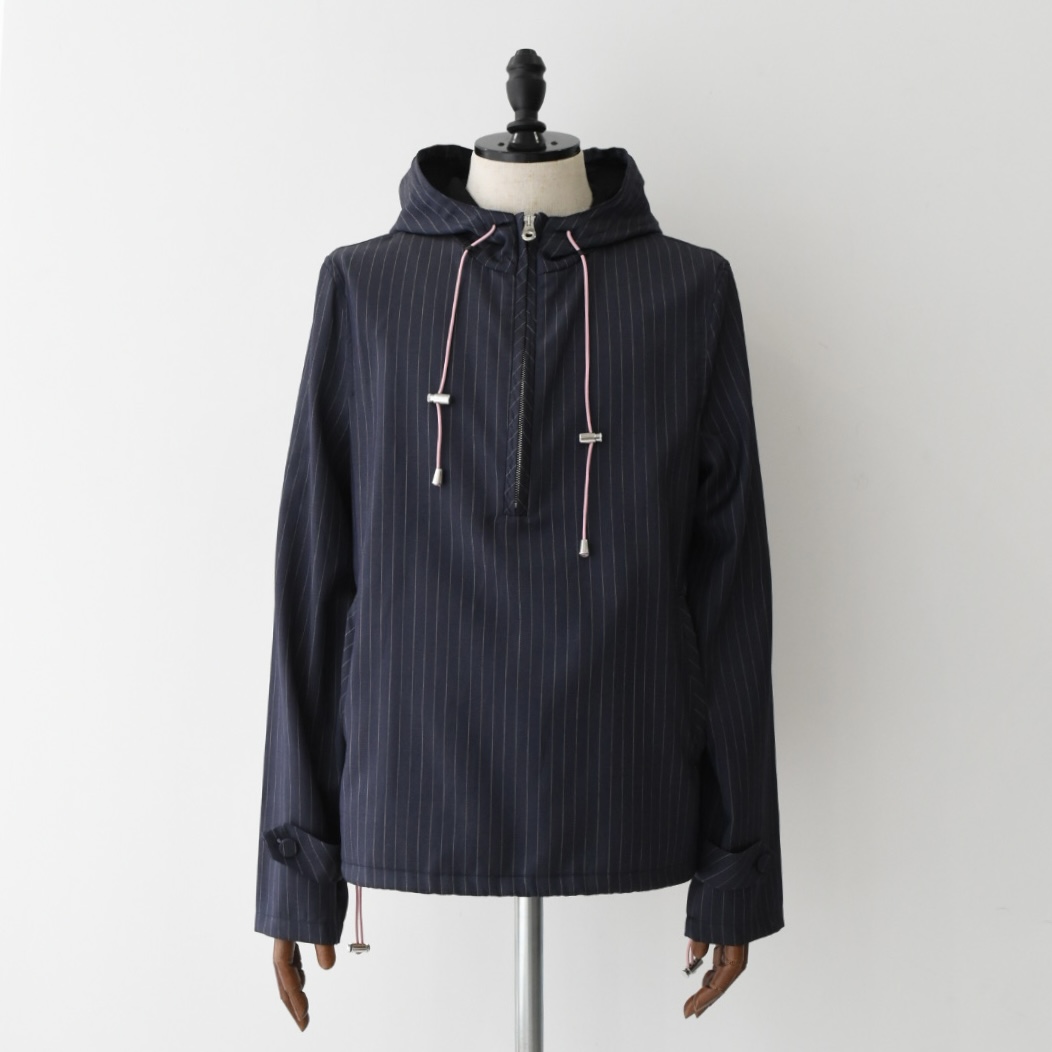 WINNIE ALVIN PULLOVER [GREY ON BLUE]