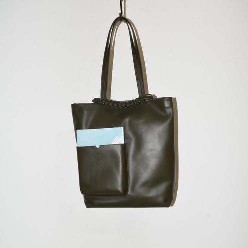 SAGAN Vienna BOOK TOTE OLIVE GREEN