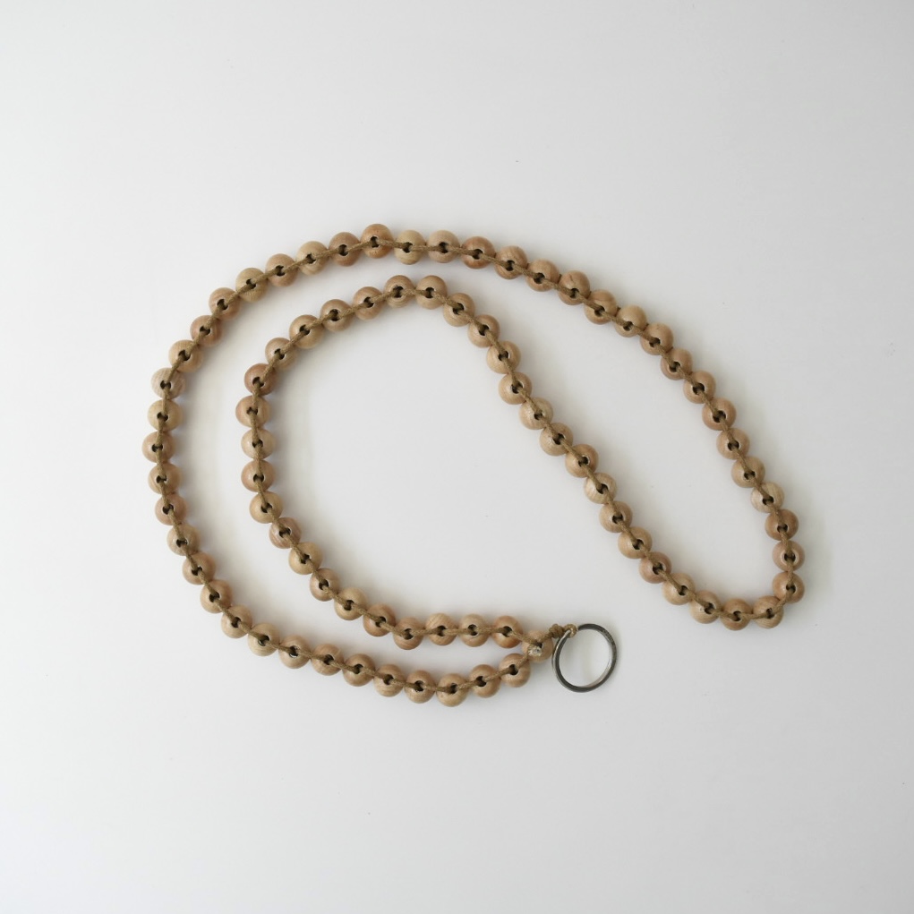 CMMN SWDN WOOD BEAD KEY [Natural]