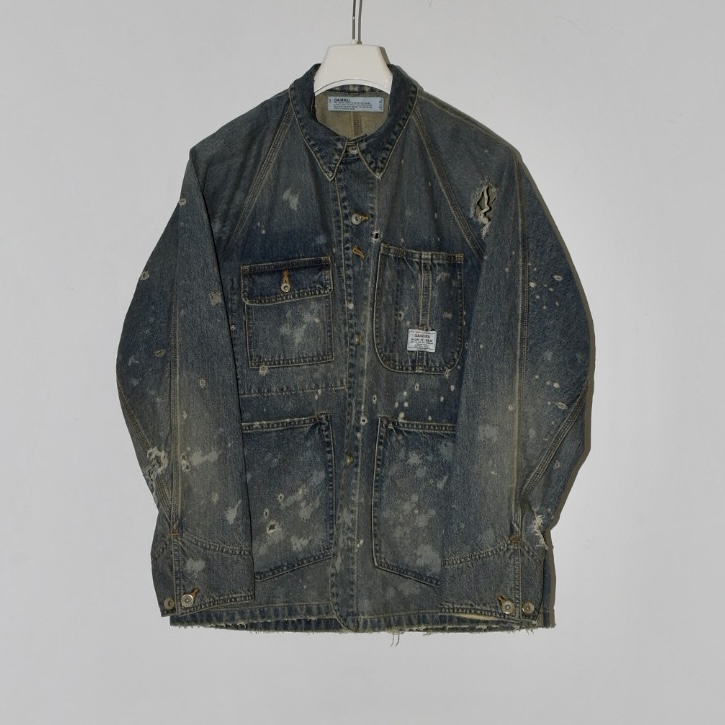 DAIRIKU "Damage" Denim Cover All[24SS D-1]