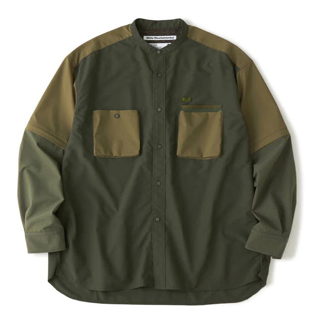 White Mountaineering RIPSTOP ZIP OFF SHIRT[WM2471113]