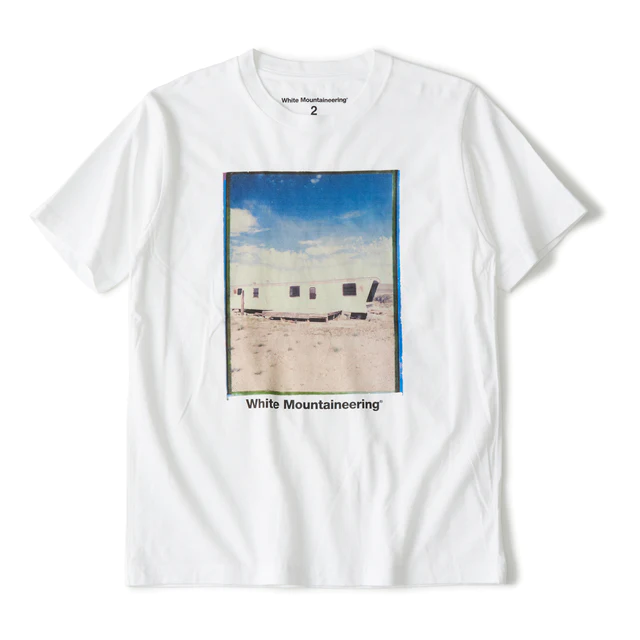 White Mountaineering "NEVADA" PHOTO T-SHIRT WHITE[WM2471528]