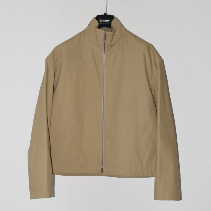 JILSANDER+ エンボスロゴ オーガニックコットンブルゾン[J47BN0160]
