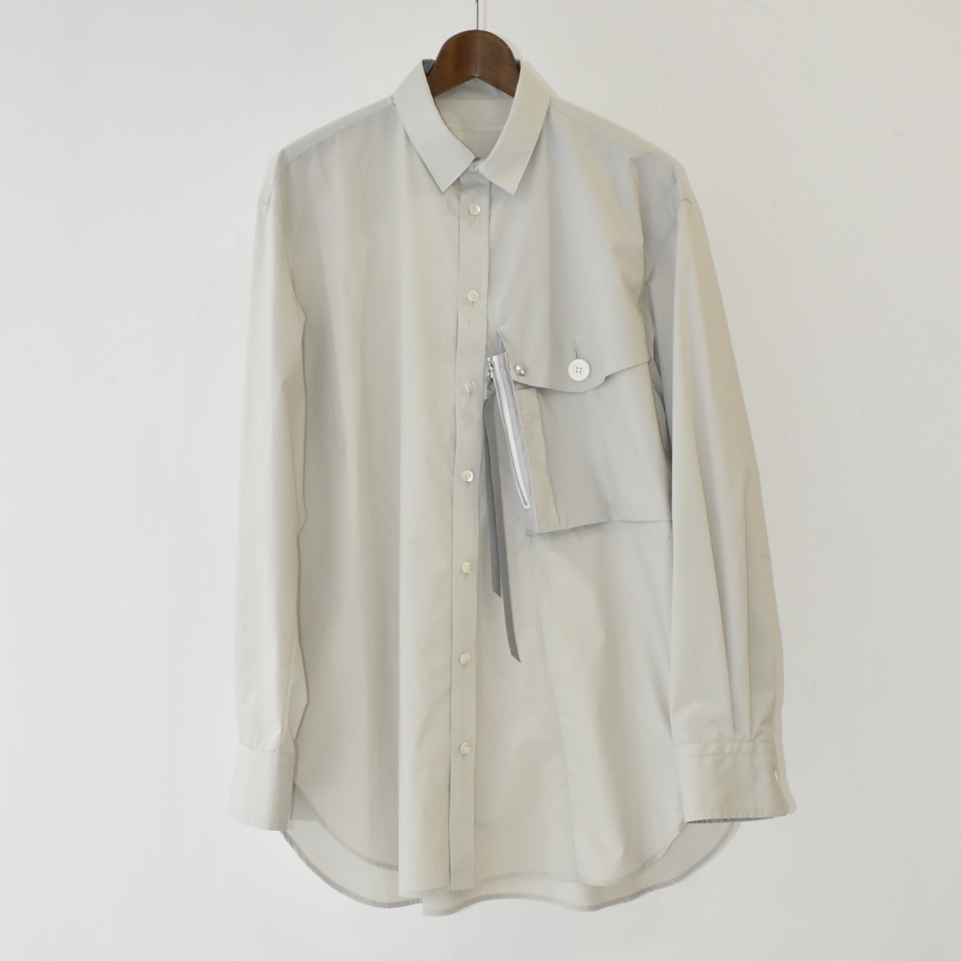 Tamme TYPEWRITER DRESS SHIRT IVORY[24S0163]