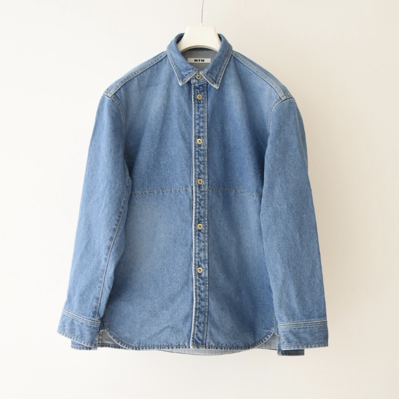 NTN ASCENT DENIM SHIRTS WASHED BLUE[24-NS009031B]