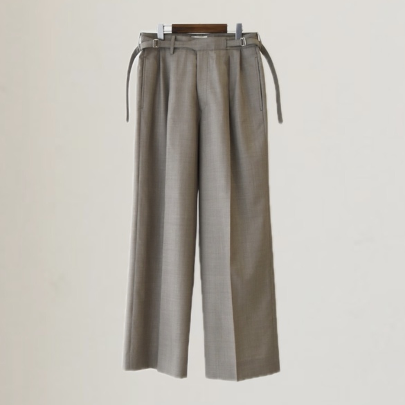 beautiful people wool silk pinhead gurkha pants mocha[1415105006]