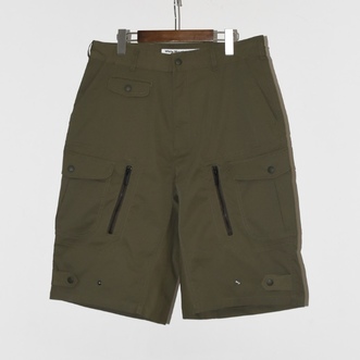 White Mountaineering SOLOTEX CARGO SHORT PANTS KHAKI[WM2471406]