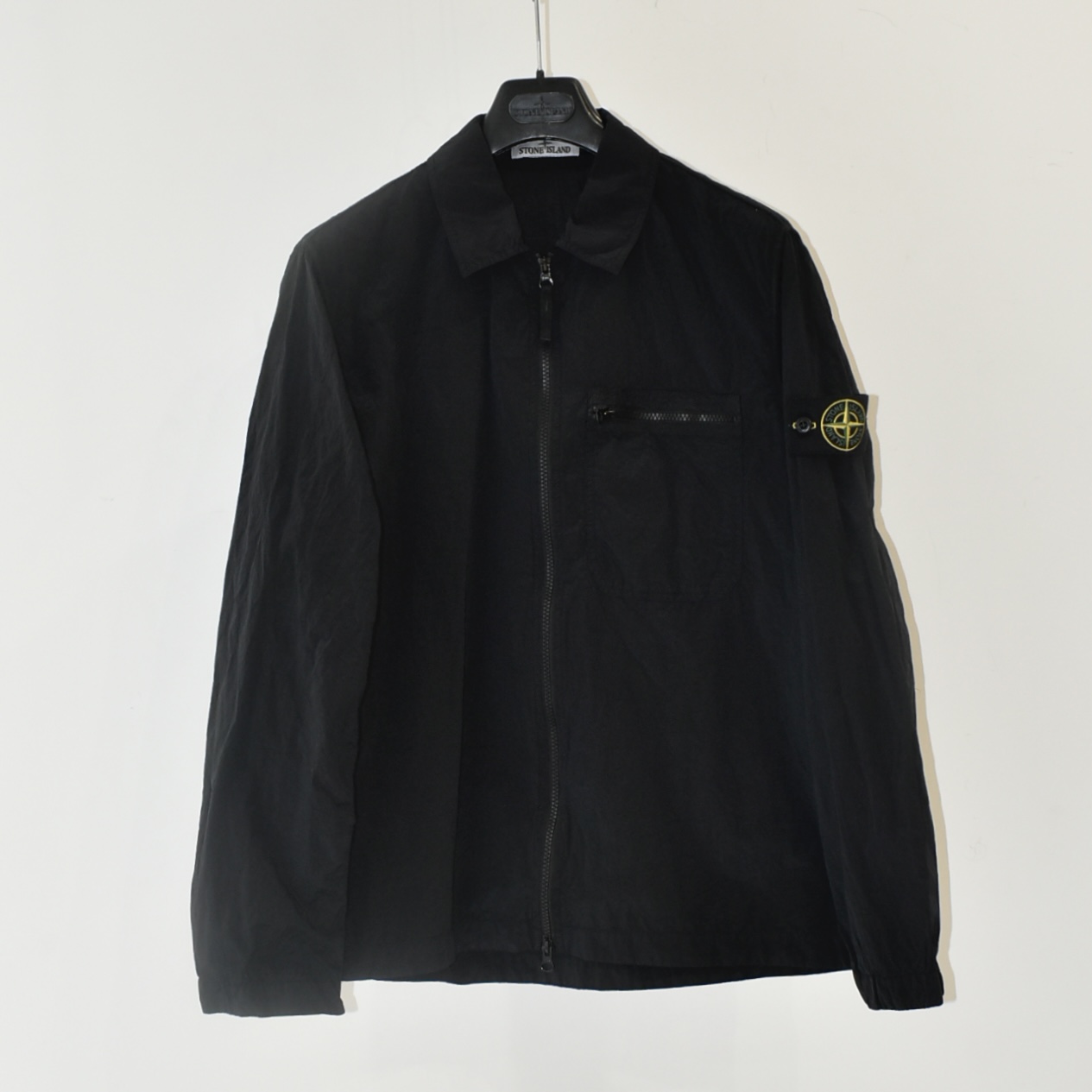 STONE ISLAND NYLON METAL IN ECONYL® REGENERATED NYLON SHIRTS BLACK[801511219]