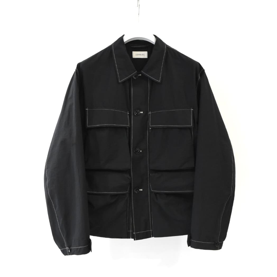 LEMAIRE LIGTH FIELD JACKET BK999 BLACK[OW1059 LF1234]