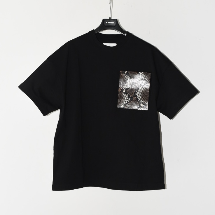 JILSANDER Python Patch Over T-Shirts[J21DL0156]