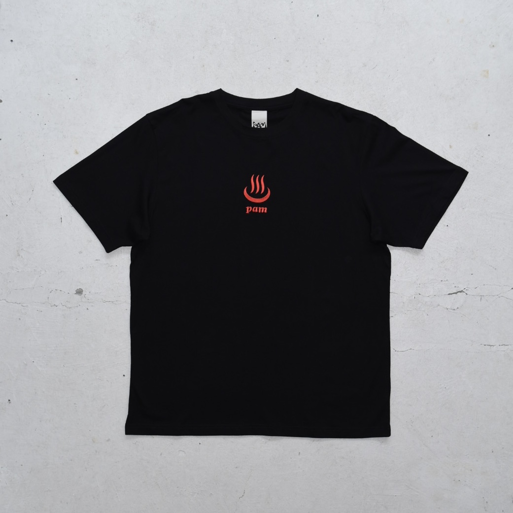 PAM ONSEN SS TEE B [BLACK]