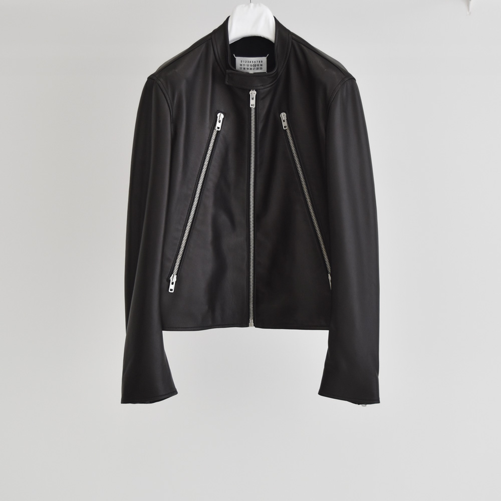 Maison Margiela 5 ZIP LEATHER JACKET[S50AM0489]