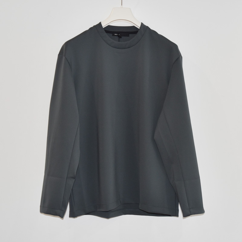 08sircus Nylon stretch jersey long sleeve tee[05-blue grey]