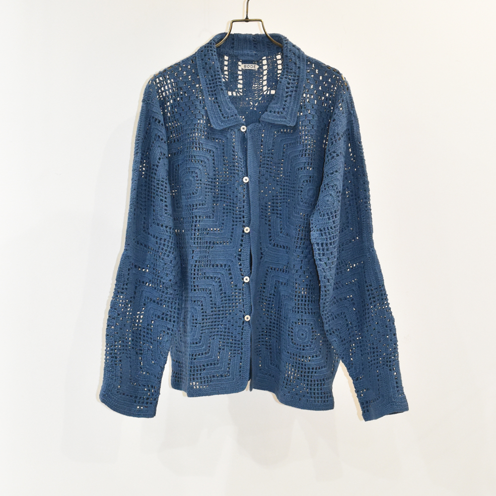 BODE OVERDYE CROCHET SHIRT[F23KT041]
