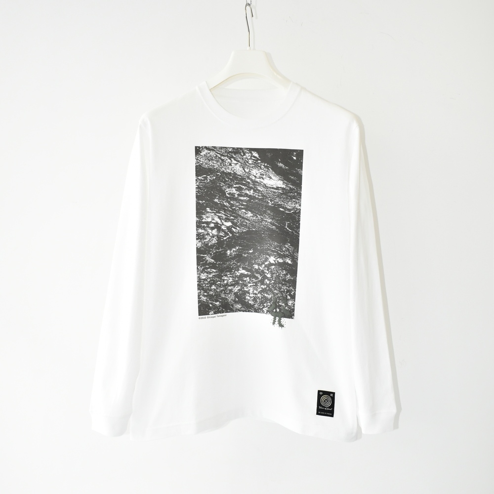 Wave Of Sand  LIMINAL (EYES)PHOTO PRINT T SHIRTS × SHIMPEI YAMAGAMI [WHITE]