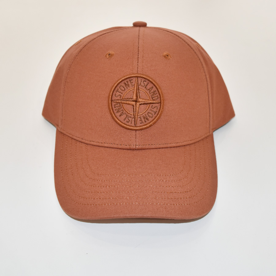 STONE ISLAND コットン6パネルキャップ[99661-0013]